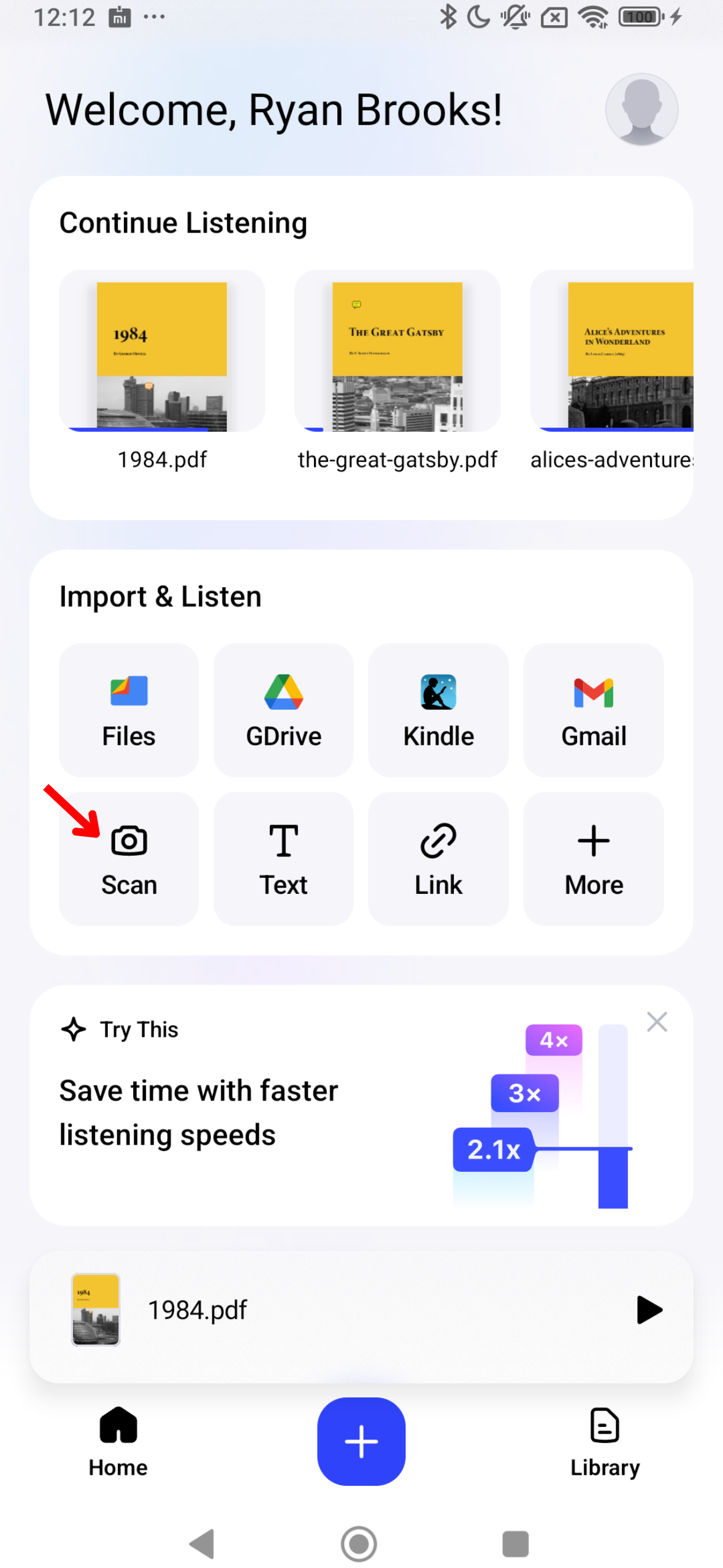 How to Scan on the Speechify Android App